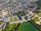 Photos aériennes de "royal" - Photo réf. E151021 - Fontainebleau et son Château Royal classé avec son Parc au Patrimoine mondial de l'UNESCO