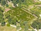Photos aériennes de "animalier" - Photo réf. E151117 - Le parc zoologique de Thoiry : Le labyrinthe