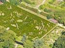 Photos aériennes de "zoo" - Photo réf. E151118 - Le parc zoologique de Thoiry : Le labyrinthe