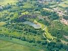 Photos aériennes de "beaux" - Photo réf. E151269 - Le site de la Roche-Ballue est trs pris pour la baignade les beaux jours venus.