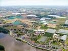 Photos aériennes de "Loire" - Photo réf. E151315 - Les cultures maraichres le long de la Loire en amont de Nantes