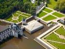 Photos aériennes de "arches" - Photo réf. E151531 - Le Chteau de Chenonceau et ses arches enjambant le Cher