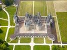 Photos aériennes de "Chateau" - Photo réf. E151582 - Le Chteau de Chambord et ses 282 chemines.