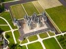 Photos aériennes de "Chateau" - Photo réf. E151583 - Le Chteau de Chambord et ses 282 chemines.