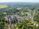 Photos aériennes de "Chateau" - Photo réf. E152219 - Pierrefonds et son imposant chteau fort