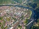 Photos aériennes de "préfecture" - Photo réf. E152271 - Vue générale de la ville de Cahors, préfecture du Lot.