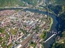 Photos aériennes de "ville" - Photo réf. E152271 - Vue gnrale de la ville de Cahors, prfecture du Lot.