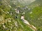 Photos aériennes de Laval-du-Tarn (48500) | Lozère, Languedoc-Roussillon, France - Photo réf. E152417 - Les Gorges du Tarn