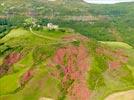 Photos aériennes de "géologie" - Photo réf. E152509 - Le Rougier de Camars, curiosit gologique et insolite