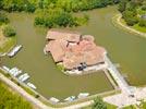 Photos aériennes de Avignonet-Lauragais (31290) | Haute-Garonne, Midi-Pyrénées, France - Photo réf. E152533 - Port Lauragais, une halte nautique le long du Canal du Midi.