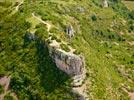 Photos aériennes de Solutré-Pouilly (71960) - La Roche de Solutré | Saône-et-Loire, Bourgogne, France - Photo réf. E152755