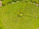 Photos aériennes de "labyrinthe" - Photo réf. E152780 - Le Labyrinthe Géant des monts de Guéret 