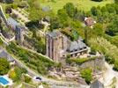Photos aériennes de "villages" - Photo réf. E153002 - Turenne et ses vestiges du château des Vicomtes de Turenne