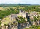 Photos aériennes de "chateaux" - Photo réf. E153143 - Le Château de Beynac, forteresse médiévale très bien conservée