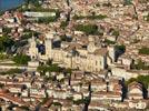 Photos aériennes de Avignon (84000) - Le Palais des Papes | Vaucluse, Provence-Alpes-Côte d'Azur, France - Photo réf. E153243 - Le Palais des Papes et le Centre Historique d'Avignon sont classés au Patrimoine Mondial de l'UNESCO.