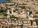 Photos aériennes de "Centre" - Photo réf. E153243 - Le Palais des Papes et le Centre Historique d'Avignon sont classs au Patrimoine Mondial de l'UNESCO.