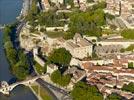 Photos aériennes de "patrimoine" - Photo réf. E153245 - Le Palais des Papes et le Centre Historique d'Avignon sont classs au Patrimoine Mondial de l'UNESCO.