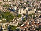 Photos aériennes de "Centre" - Photo réf. E153248 - Le Palais des Papes et le Centre Historique d'Avignon sont classs au Patrimoine Mondial de l'UNESCO.