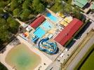 Photos aériennes de "piscine" - Photo réf. E153408 - Le Camping Iris Parc Le Château de Galaure