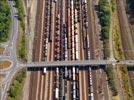 Photos aériennes de "Voie" - Photo réf. E153427 - La Gare de Triage de Sibelin