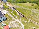 Photos aériennes de "train" - Photo réf. E153815 - Le train de la Rhune arriv au sommet