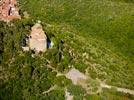 Photos aériennes de "colline" - Photo réf. E153876 - Chateau en haut d'une colline