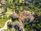 Photos aériennes de Ille-sur-Têt (66130) | Pyrénées-Orientales, Occitanie, France - Photo réf. E153892 - Les orgues d'ille-sur-Tt