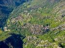 Photos aériennes de Casteil (66820) | Pyrénées-Orientales, Languedoc-Roussillon, France - Photo réf. E153909 - Village  flanc de montagne