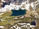Photos aériennes de Oô (31110) - Autre vue | Haute-Garonne, Occitanie, France - Photo réf. E154042 - Lac d'Espingo et son refuge