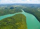 Photos aériennes de La Tour-du-Meix (39270) | Jura, Franche-Comté, France - Photo réf. E154101 - Lac de Vouglans