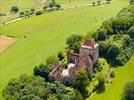 Photos aériennes de "Chateau" - Photo réf. E154119 - Le chteau du pin, bti au XIIIe par l'incontournable Jean de Chalon, pour veiller sur la route du sel.