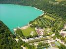 Photos aériennes de Fontenu (39130) | Jura, Bourgogne-Franche-Comté, France - Photo réf. E154141 - La Base de Loisirs du Lac de Chalain