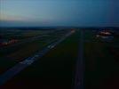 Photos aériennes de Chambley-Bussières (54890) - Chambley Air Base - Planet'Air | Meurthe-et-Moselle, Lorraine, France - Photo réf. T128167 - Vue de l'arodrome de Chambley LFJY  la nuit tombante.