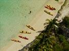 Photos aériennes de Sainte-Anne (97227) | Martinique, Martinique, France - Photo réf. U125350 - Kayaks échoués sur l'îlet Chevalier