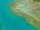 Photos aériennes de "lagon" - Photo réf. U135123 - Kitesurf dans le lagon