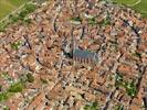 Photos aériennes de "route" - Photo réf. U146352 - Sur la route des Vins d'Alsace, le plus grand village viticole de la région