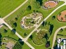 Photos aériennes de "deux" - Photo réf. U146365 - Le Jardin des Deux Rives qui est le symbole de l'amiti franco-allemande.