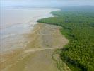 Photos aériennes de Macouria (97355) - Autre vue | Guyane, Guyane, France - Photo réf. U154248 - Le littoral Guyanais et sa mangrove