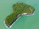 Photos aériennes de Kourou (97310) - Les Îles du Salut | Guyane, Guyane, France - Photo réf. U154267 - L'île Saint-Joseph