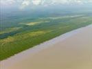 Photos aériennes de Mana (97360) | Guyane, Guyane, France - Photo réf. U154327 - Le littoral Guyanais et sa mangrove