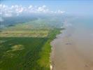Photos aériennes de Mana (97360) | Guyane, Guyane, France - Photo réf. U154336 - Les rizires de Mana