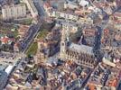 Photos aériennes de "notre" - Photo réf. E142762 - La Cathédrale Notre-Dame-de-l'Annonciation de Moulins.