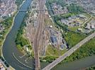 Photos aériennes de Thionville (57100) - La Gare et le Fort de Yutz | Moselle, Lorraine, France - Photo réf. E143455