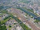 Photos aériennes de Thionville (57100) - La Gare et le Fort de Yutz | Moselle, Lorraine, France - Photo réf. E143457