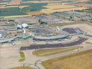 Photos aériennes de "aérodrome" - Photo réf. E145901 - L'Aéroport de Lyon Saint-Exupéry est classé quatrième aéroport français.