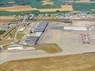 Photos aériennes de "aérodrome" - Photo réf. E145903 - L'Aéroport de Lyon Saint-Exupéry est classé quatrième aéroport français.