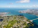 Photos aériennes de "rance" - Photo réf. E150735 - Vue gnrale de Dinard, de la Baie du Prieur et de Saint-Malo.