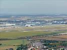 Photos aériennes de Roissy-en-France (95700) - L'Aéroport Roissy-Charles-de-Gaulle | Val-d'Oise, Ile-de-France, France - Photo réf. E150820 - Dcollage d'un Airbus A340 d'Air Algrie de la piste 26R de Roissy.