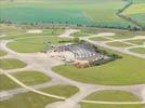 Photos aériennes de "hangar" - Photo réf. E150866 - Le chantier de restructuration du Hangar 810 de la base de Chambley