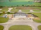 Photos aériennes de "base" - Photo réf. E150869 - Le chantier de restructuration du Hangar 810 de la base de Chambley